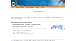 Desktop Screenshot of agileinvesting.com