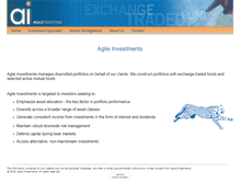 Tablet Screenshot of agileinvesting.com